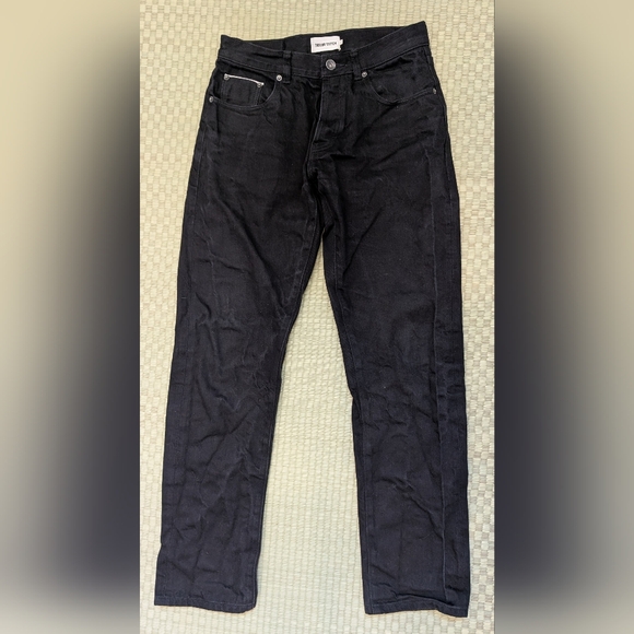 Taylor Stitch Democratic Selvedge Denim Jeans Black Men's Size 29 x 30